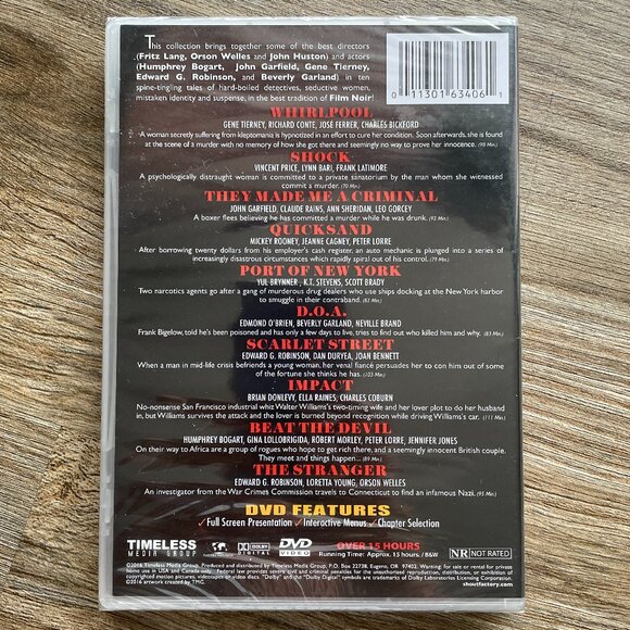 DVD: Film Noir Collection - Ten Classic Films  $12 - Picture 2 of 3